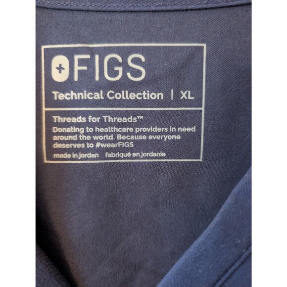 Figs Blue Scrub Top - Picture 8 of 13